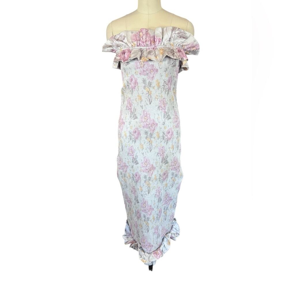 Floral Off-Shoulder Dress